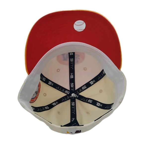 Seattle Mariners New Era Off-White 30th Anniversary Cooperstown 59FIFTY Fitted 7 - Picture 8 of 9